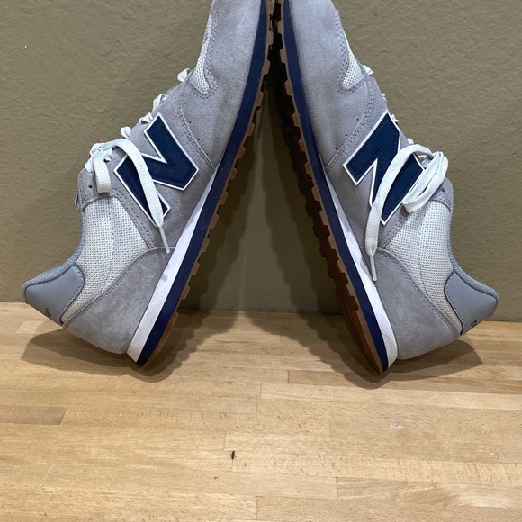 New Balance 500 Classic Gray Blue Comfort Sneakers GM500SG Men Lace up Sz 11.5 D - Picture 5 of 11